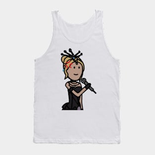 Kroto Listen to me Cartoon Tank Top